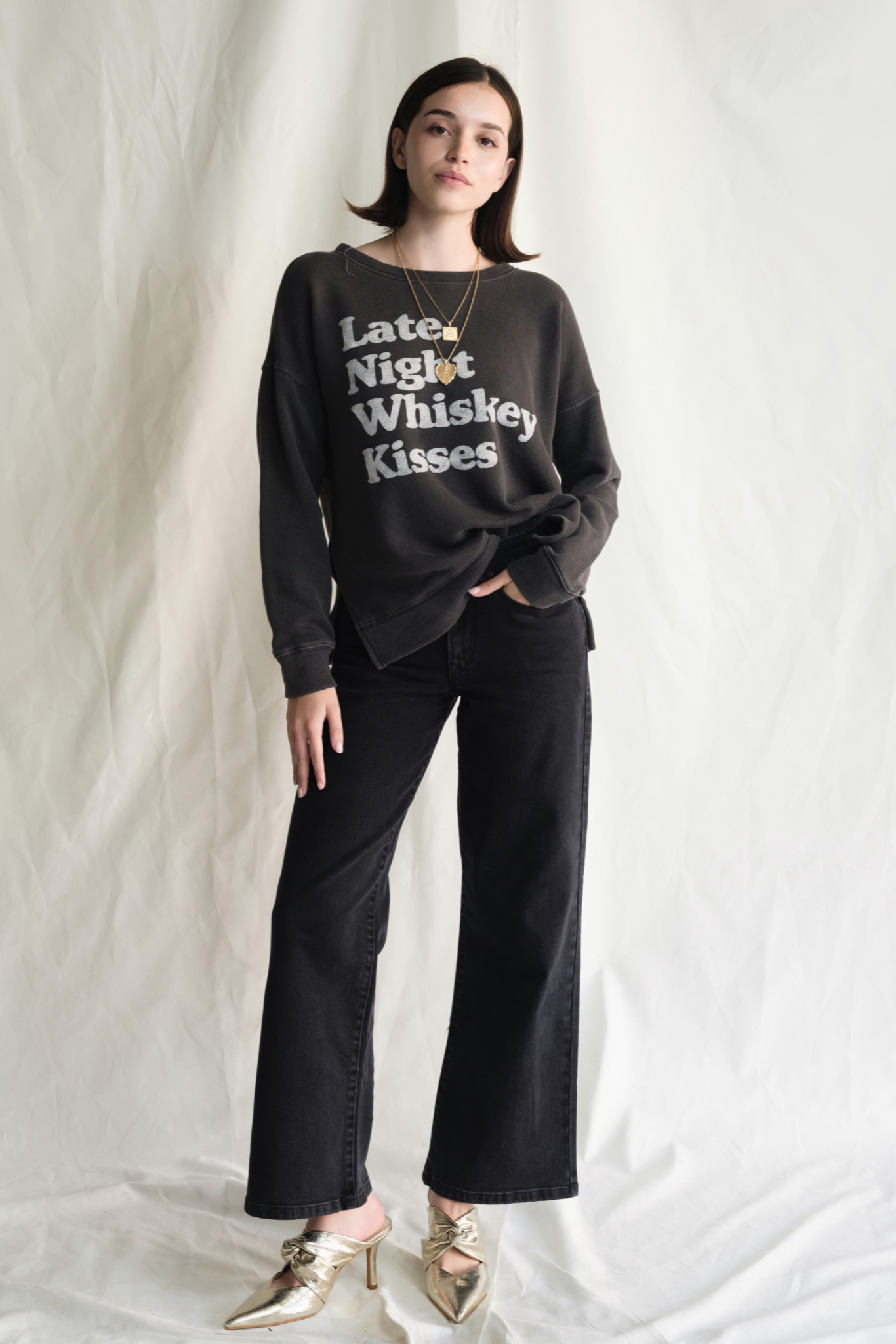 GENTE DE OCIO - SUDADERA BESOS DE WHISKEY