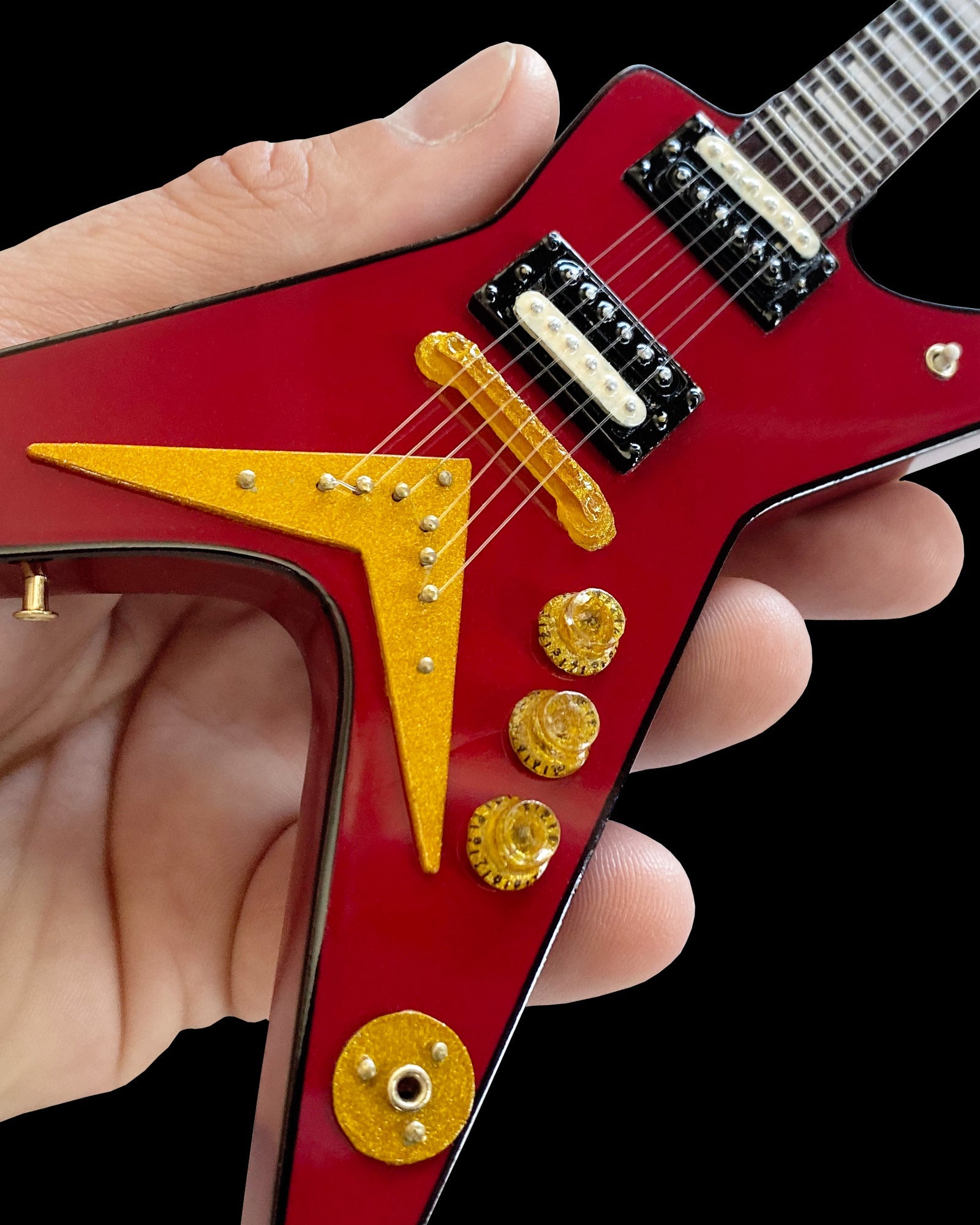 CLASSIC DEAN VINTAGE RED ML MINI GUITAR