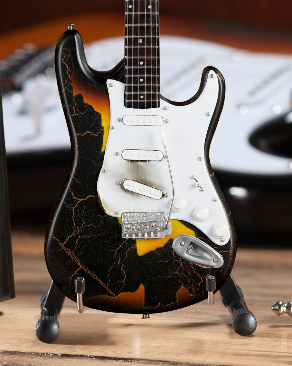 JIMI HENDRIX - SET DE 3 MINI GUITARRAS FENDER™ STRATOCASTER™ DE FIRMA