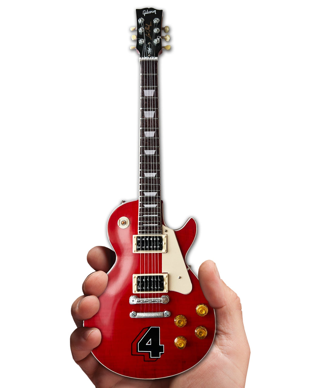 SLASH - GIBSON LES PAUL STANDARD TRANSLUCENT CHERRY 4 ALBUM - MINI GUITAR