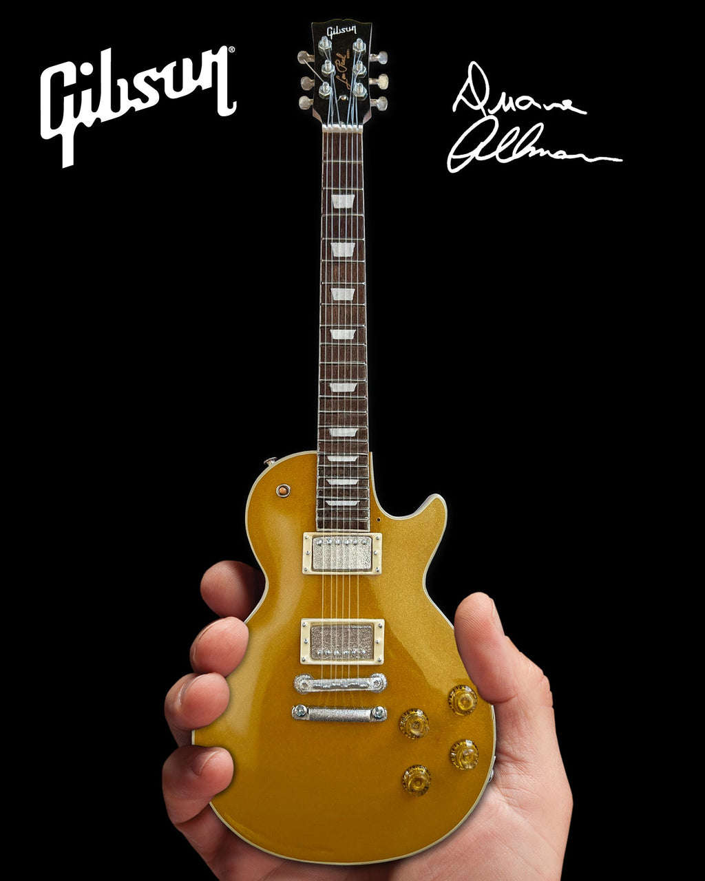 DUANE ALLMAN - 1957 GIBSON LES PAUL GOLDTOP - MINI GUITAR