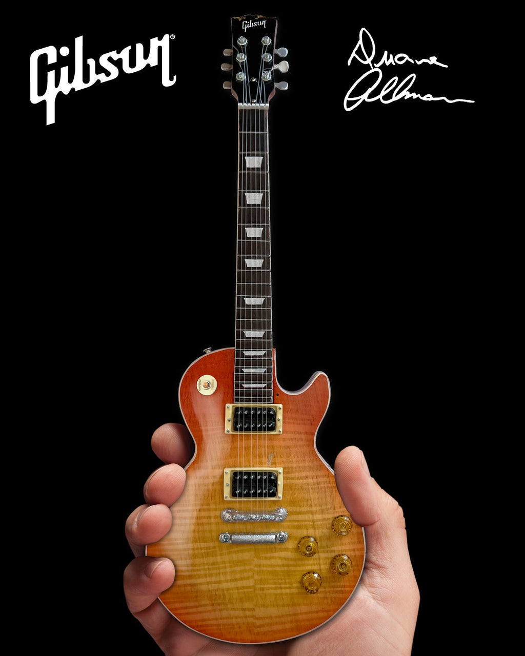 DUANE ALLMAN - 1959 GIBSON LES PAUL CHERRY SUNBURST - MINI GUITAR