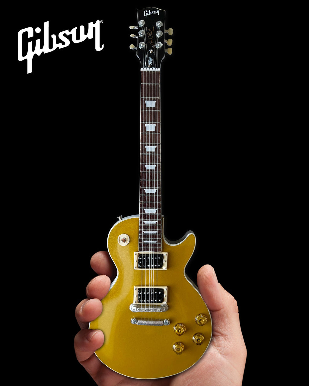 SLASH - GIBSON LES PAUL STANDARD "VICTORIA" GOLDTOP - MINI GUITARRA