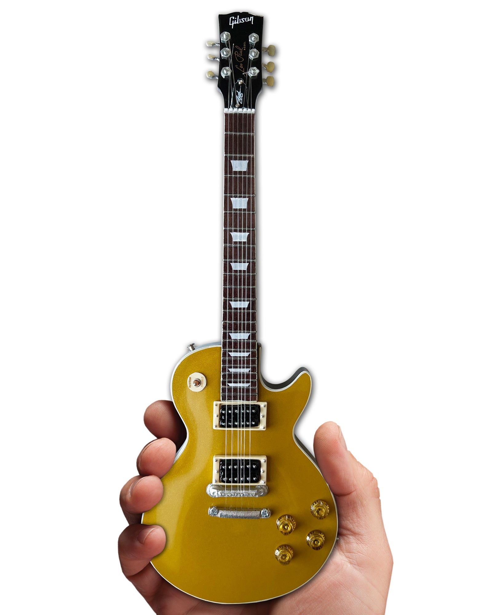 SLASH - GIBSON LES PAUL STANDARD "VICTORIA" GOLDTOP - MINI GUITARRA