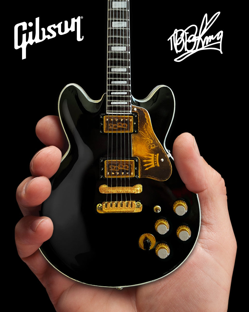 BB KING - GIBSON ES-345 80º CUMPLEAÑOS LUCILLE - MINI GUITARRA