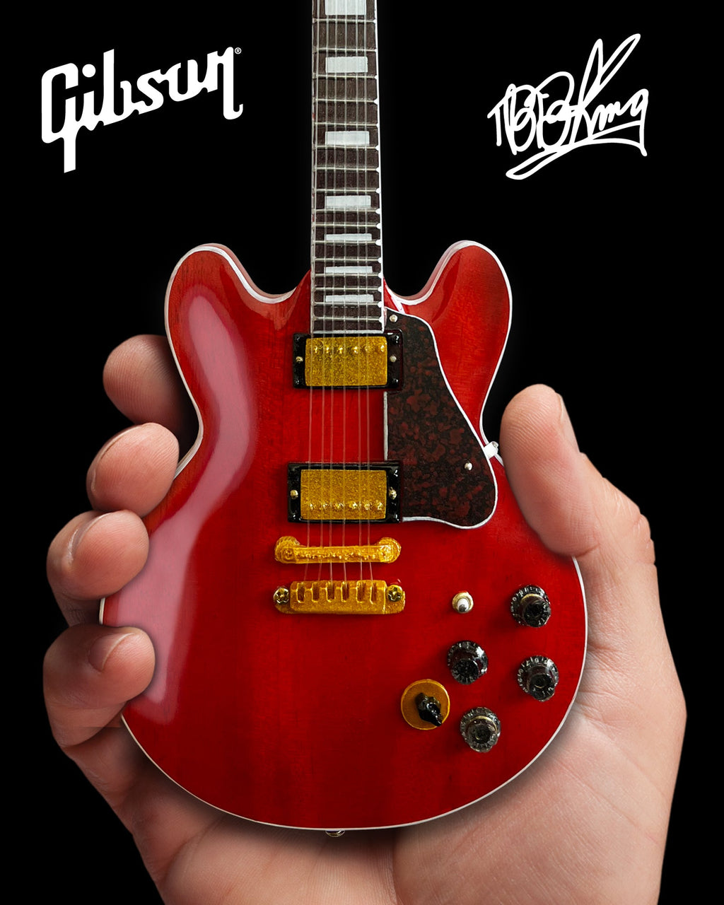 BB KING - LUCILLE CHERRY GIBSON - MINI GUITAR