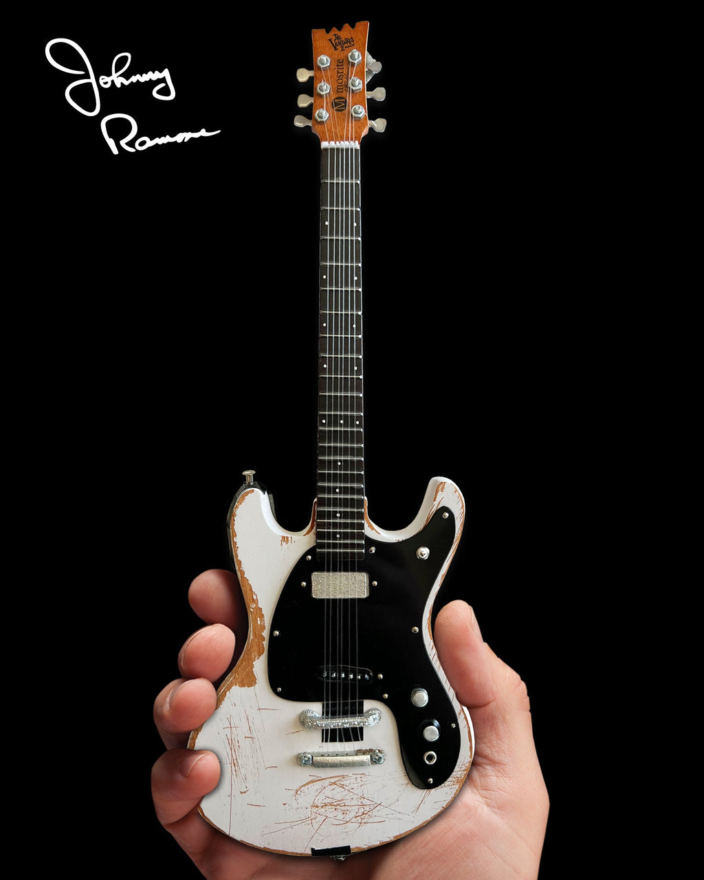 JOHNNY RAMONE - GUITARRA MINI DE LA FIRMA MOSRITE VENTURES 2 DE 1965