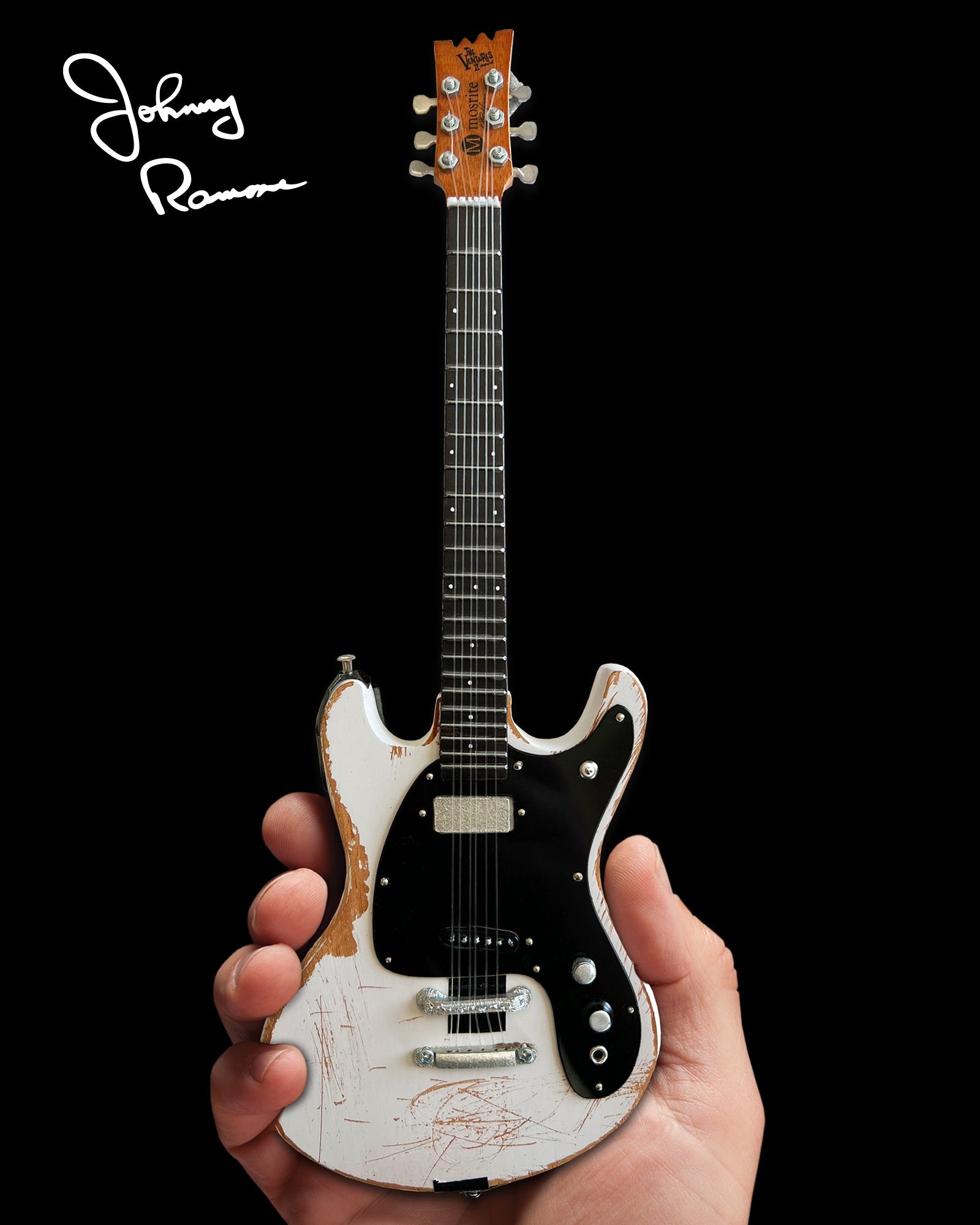 JOHNNY RAMONE - GUITARRA MINI DE LA FIRMA MOSRITE VENTURES 2 DE 1965