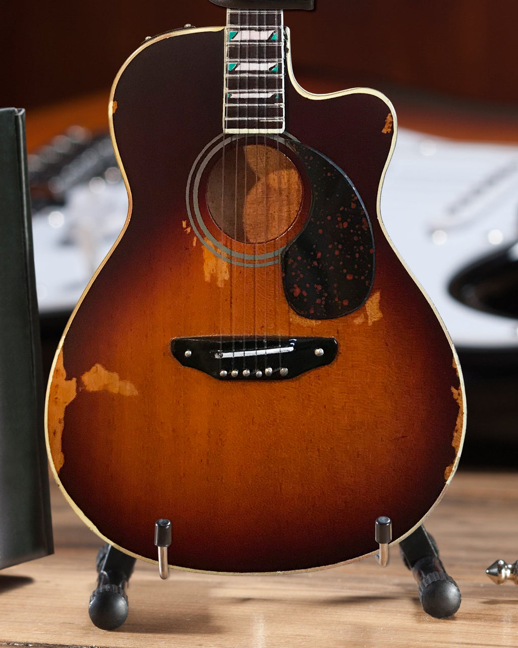 TOBY KEITH - SIGNATURE SUNBURST - MINI ACOUSTIC GUITAR
