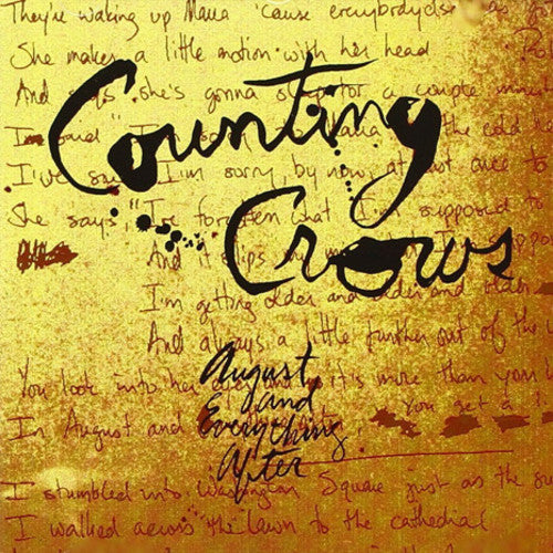 COUNTING CROWS - AUGUST AND EVERYTHING AFTER - 2-LP - VINYL LP