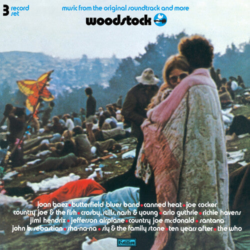 VARIOUS ARTISTS - WOODSTOCK: MUSIC FROM THE ORIGINAL SOUNDTRACK AND MORE - 3-LP - VINYL LP