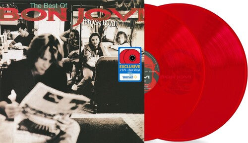 BON JOVI - CROSS ROAD - RED COLOR - 2-LP - VINYL LP