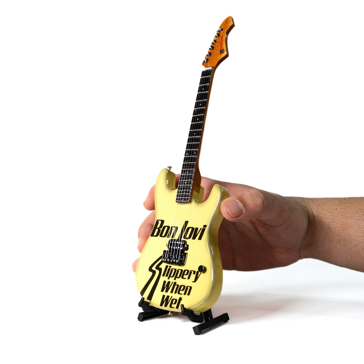 BON JOVI - SLIPPERY WHEN WET - MINI GUITAR