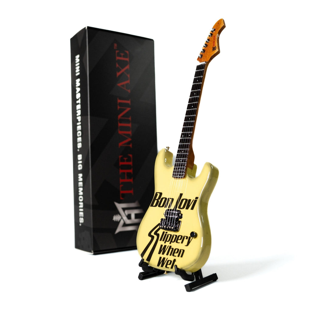 BON JOVI - SLIPPERY WHEN WET - MINI GUITAR