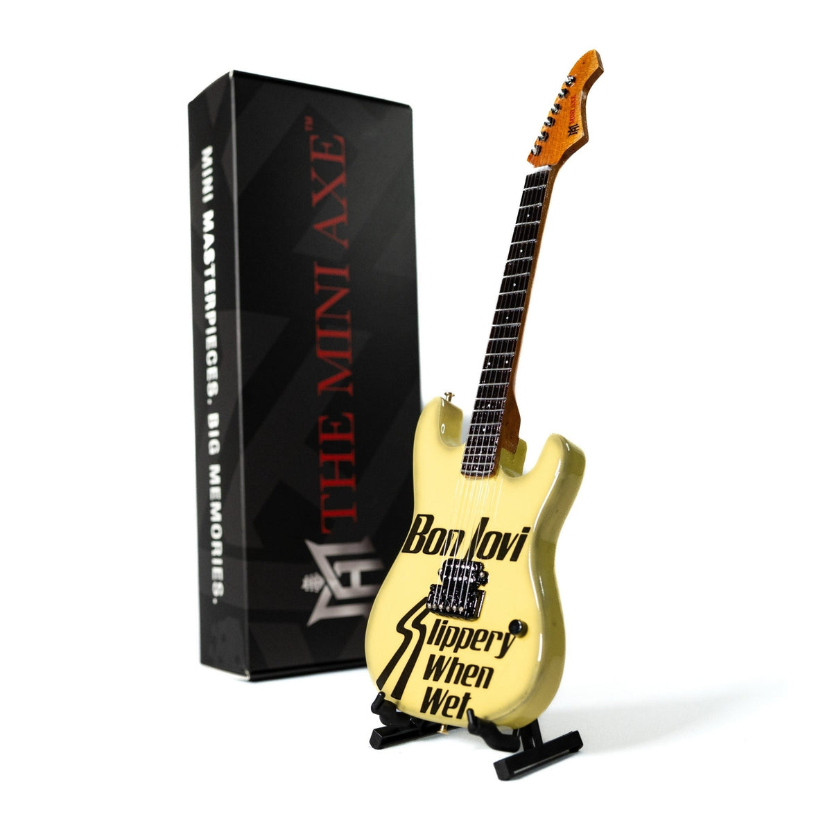 BON JOVI - SLIPPERY WHEN WET - MINI GUITAR