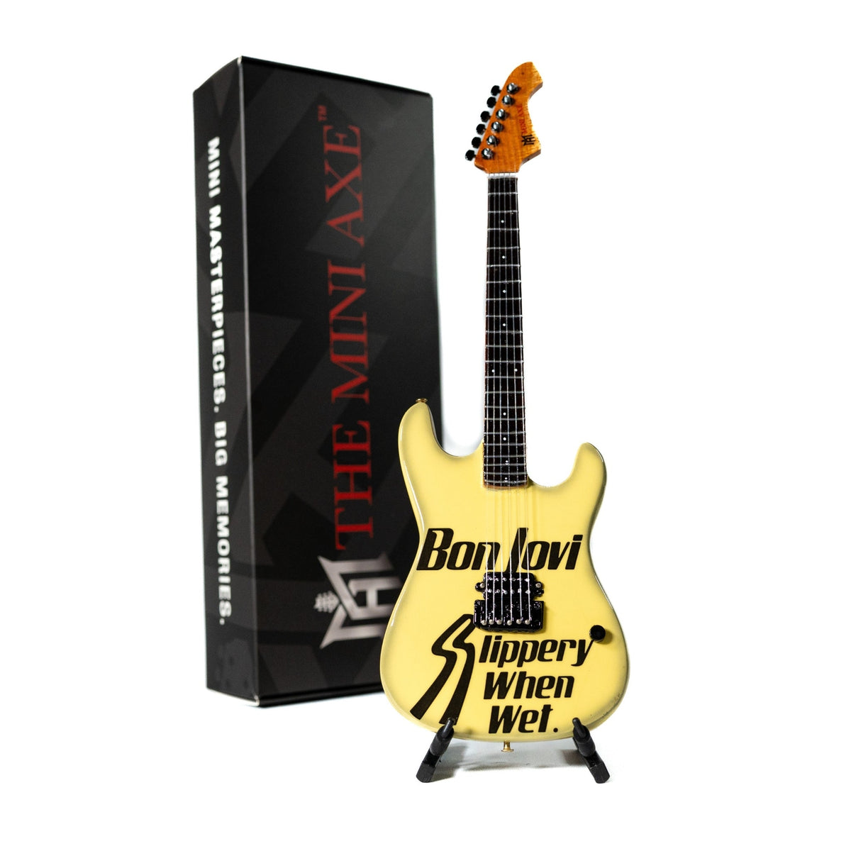 BON JOVI - SLIPPERY WHEN WET - MINI GUITAR