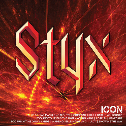 STYX - ICON - TRANSLUCENT ORANGE COLOR - VINYL LP