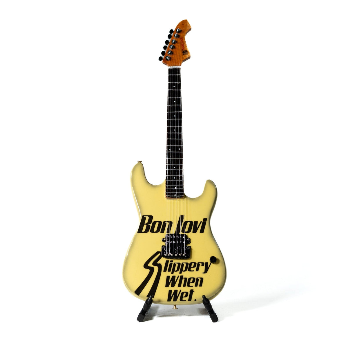 BON JOVI - SLIPPERY WHEN WET - MINI GUITAR