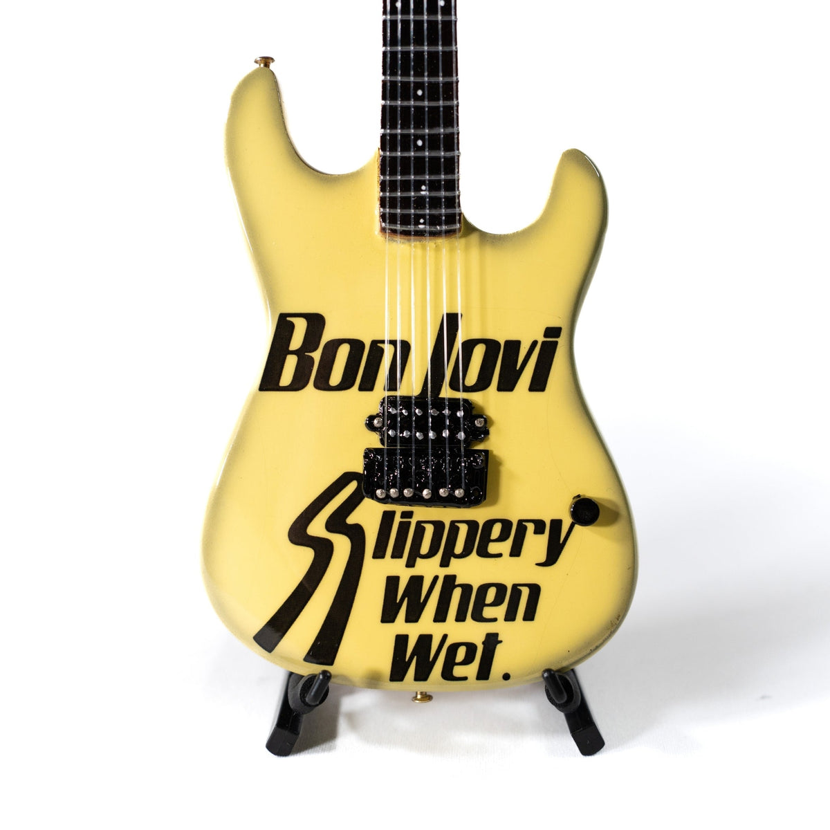 BON JOVI - SLIPPERY WHEN WET - MINI GUITAR