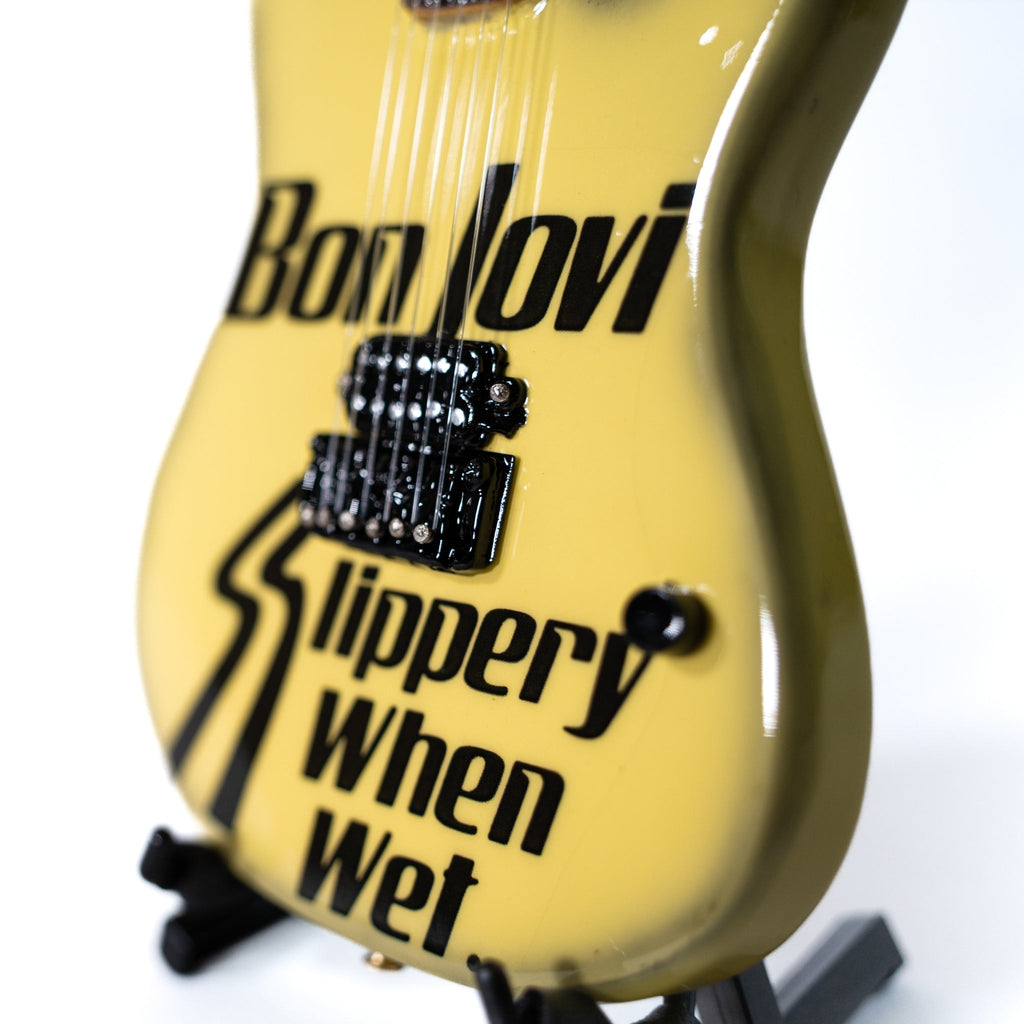 BON JOVI - SLIPPERY WHEN WET - MINI GUITAR