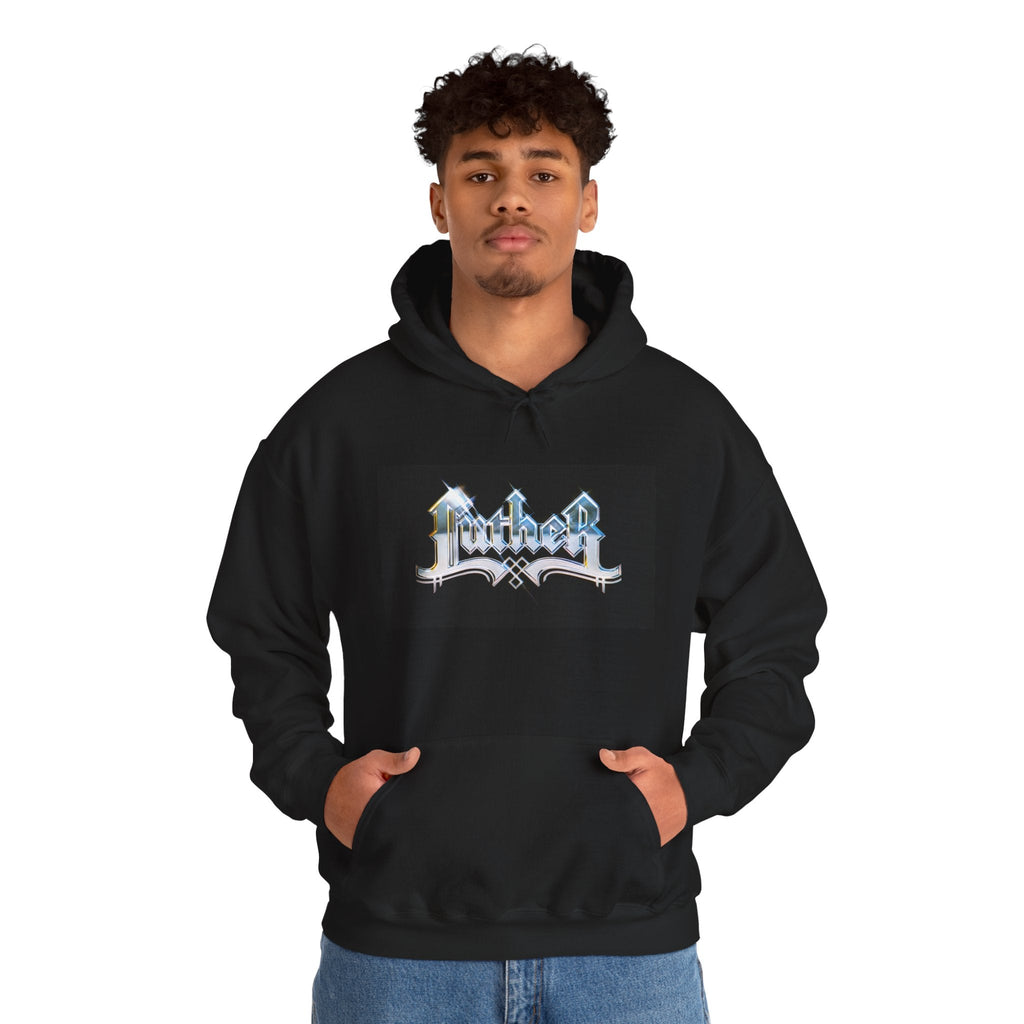 LUTHER VANDROSS - BLACK LOGO HOODIE