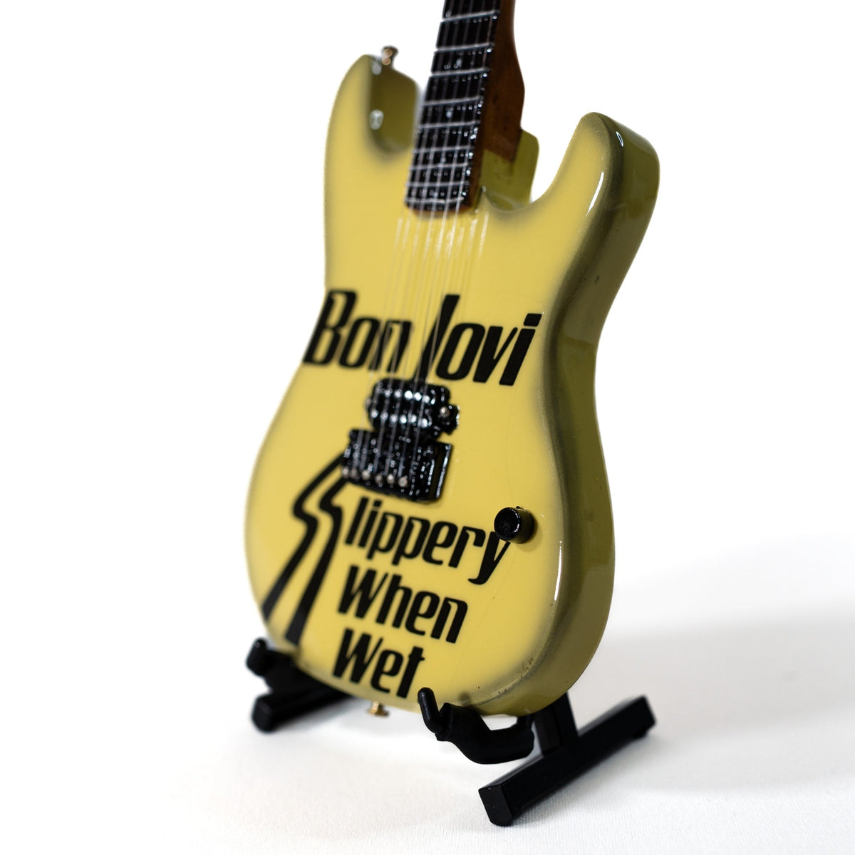BON JOVI - SLIPPERY WHEN WET - MINI GUITAR