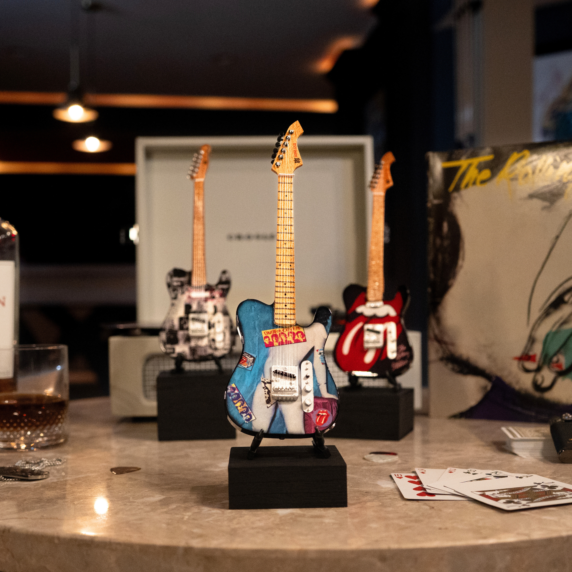THE ROLLING STONES - UNDERCOVER - MINI GUITAR