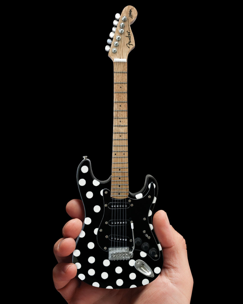BUDDY GUY - FENDER™ STRAT™ ACABADO DE LUNARES - MINI GUITARRA