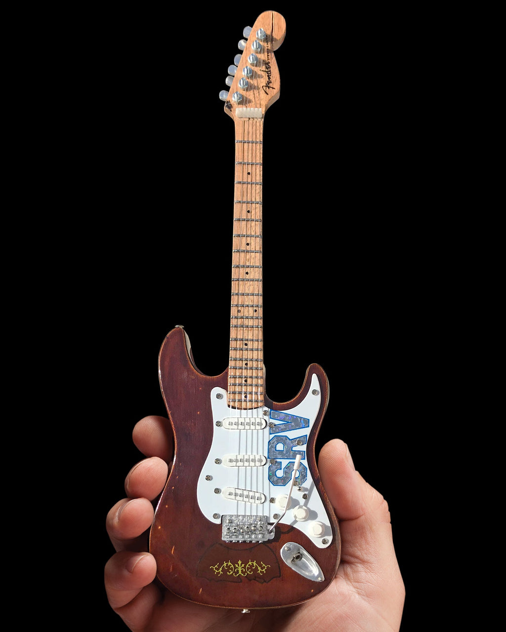 STEVIE RAY VAUGHAN - SRV SIGNATURE FENDER - JUEGO DE 2 MINI GUITARRAS