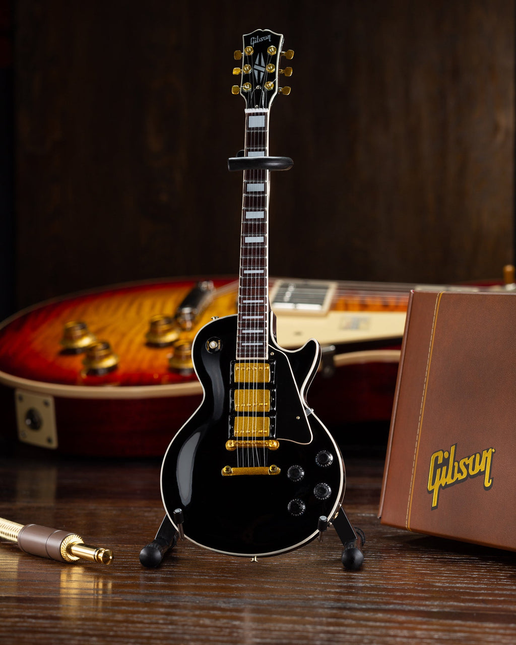 GIBSON - LES PAUL CUSTOM EBONY - MINI GUITAR