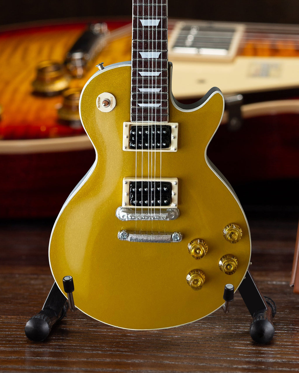 SLASH - GIBSON LES PAUL STANDARD "VICTORIA" GOLDTOP - MINI GUITARRA