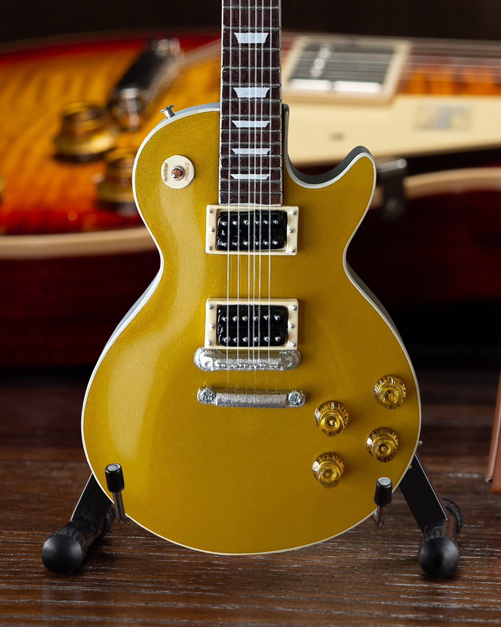 SLASH - GIBSON LES PAUL STANDARD "VICTORIA" GOLDTOP - MINI GUITARRA