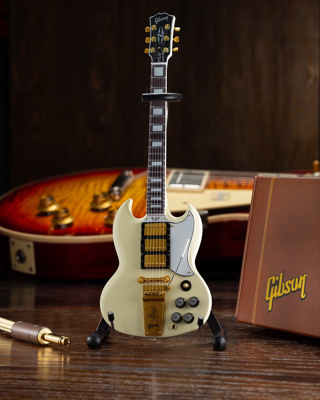 GIBSON - 1964 SG CUSTOM WHITE - MINI GUITAR