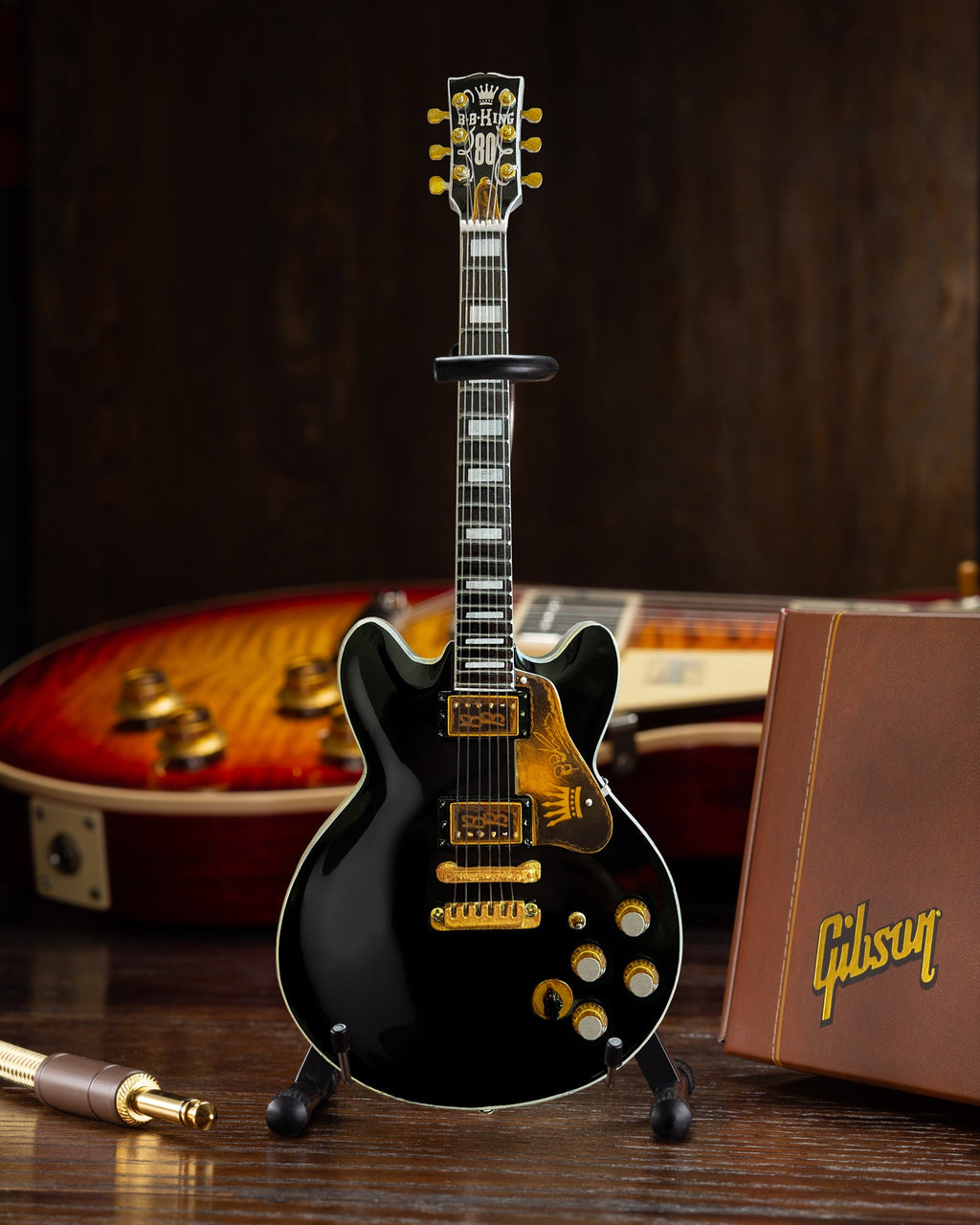 BB KING - GIBSON ES-345 80º CUMPLEAÑOS LUCILLE - MINI GUITARRA