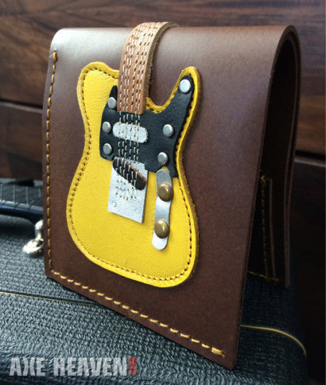 AXE HEAVEN® - CLASSIC BLONDE ELECTRIC GUITAR HANDMADE WALLET