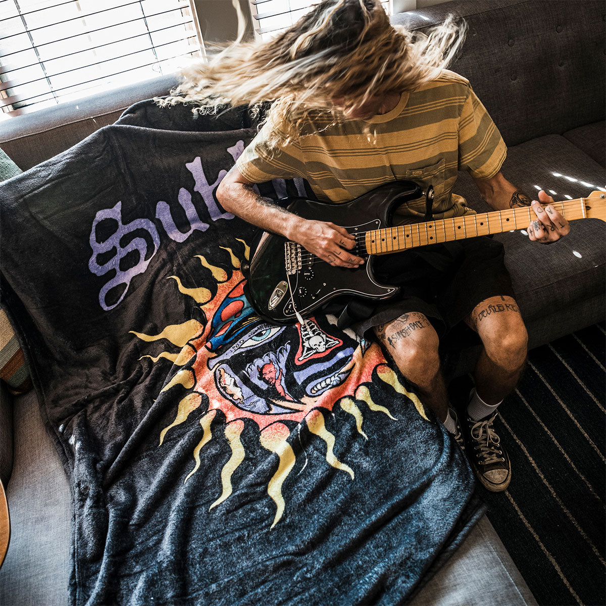 SUBLIME x SLOWTIDE - PLUSH THROW BLANKET