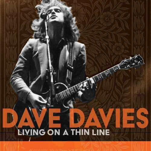 THE KINKS - DAVE DAVIES - LIVING ON A THIN LINE - LIMITED EDITION - ORANGE & BROWN SPLATTER - 2-LP - VINYL LP