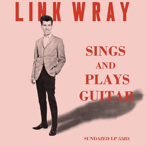 LINK WRAY - SINGS AND PLAYS GUITAR - BABY DOLL PINK COLOR - VINYL LP