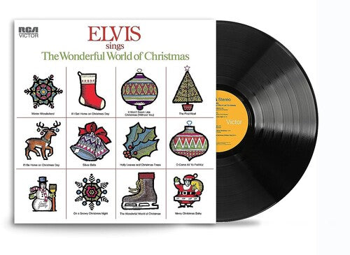 ELVIS PRESLEY - ELVIS SINGS THE WONDERFUL WORLD OF CHRISTMAS - VINYL LP