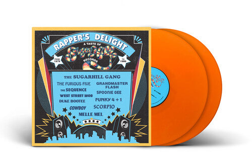 VARIOS ARTISTAS - RAPPER'S DELIGHT: A SABOR OF SUGARHILL RECORDS 1979-1986 - COLOR NARANJA - 2-LP - LP DE VINILO 