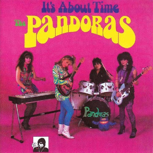 THE PANDORAS - IT'S ABOUT TIME - CLEAR PURPLE COLOR - VINYL LP