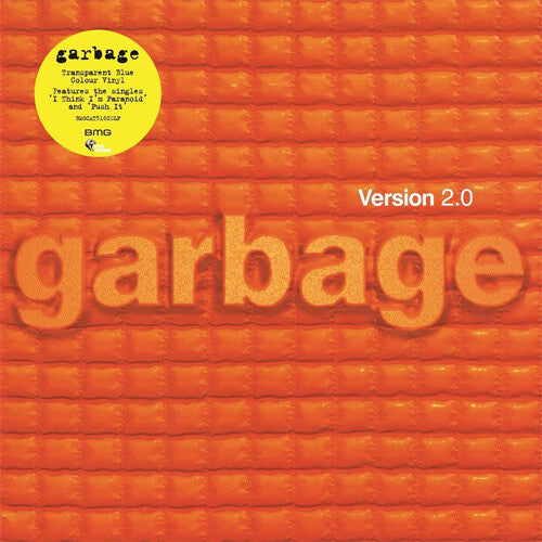 GARBAGE - VERSION 2.0 - TRANSPARENT BLUE COLOR - 2-LP - VINYL LP