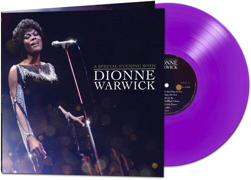 DIONNE WARWICK - A SPECIAL EVENING WITH DIONNE WARWICK - PURPLE COLOR - VINYL LP