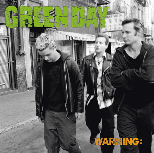 GREEN DAY - WARNING - GREEN COLOR - VINYL LP