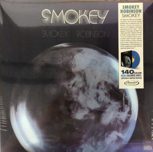 SMOKEY ROBINSON - SMOKEY - COLOR AZUL - LP VINILO