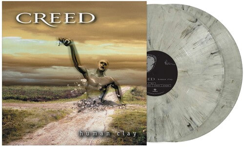 CREED - HUMAN CLAY - GRAY & BLACK SPATTER COLOR - 2-LP - VINYL LP