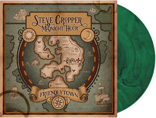 STEVE CROPPER & THE MIDNIGHT HOUR - FRIENDLYTOWN - MARBLED GREEN COLOR - VINYL LP