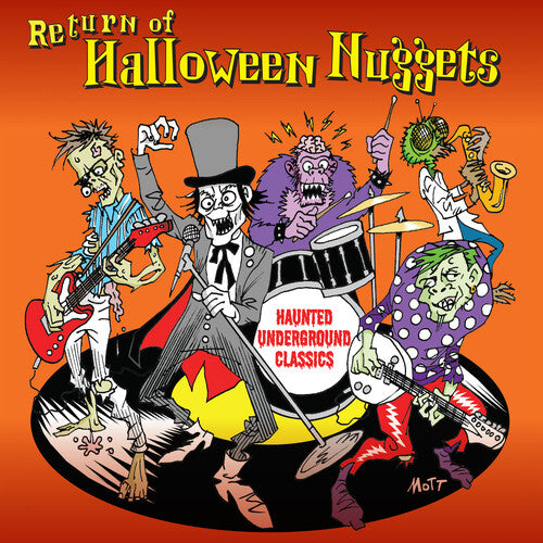 VARIOS ARTISTAS - EL REGRESO DE HALLOWEEN NUGGETS: HAUNTED UNDERGROUND CLASSICS - COLOR NARANJA Y NEGRO SALPICADURA - LP DE VINILO 