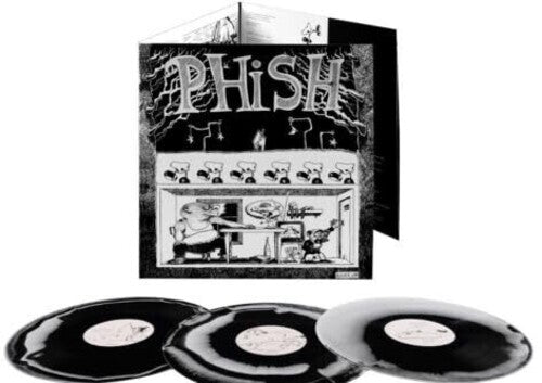 PHISH - JUNTA - COLOR REMOLINO BLANCO Y NEGRO - 3 LP - VINILO LP