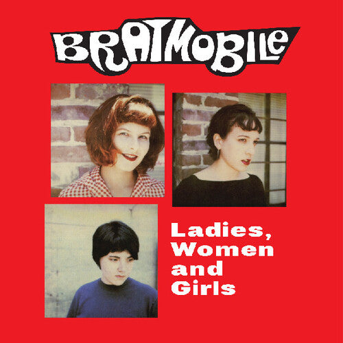 BRATMOBILE - LADIES, WOMEN AND GIRLS - RED COLOR - VINYL LP